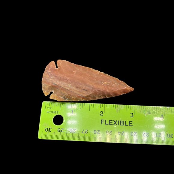 Flint Spearhead Head Point Knife Blade Arrowhead Stone Collectible - Picture 6 of 7